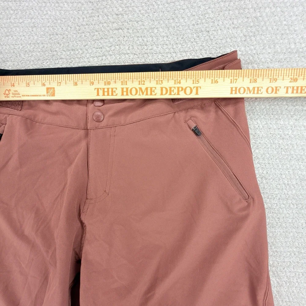 ZOIC Navaeh 7 MTB Cycling Shorts Womens XL Rosewood Stretch Adjustable Waist